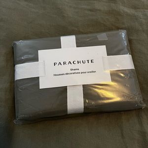 Parachute Shams set (king percale - moss green)